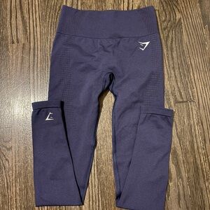 Navy Blue Gymshark Leggings with Butt Scrunch